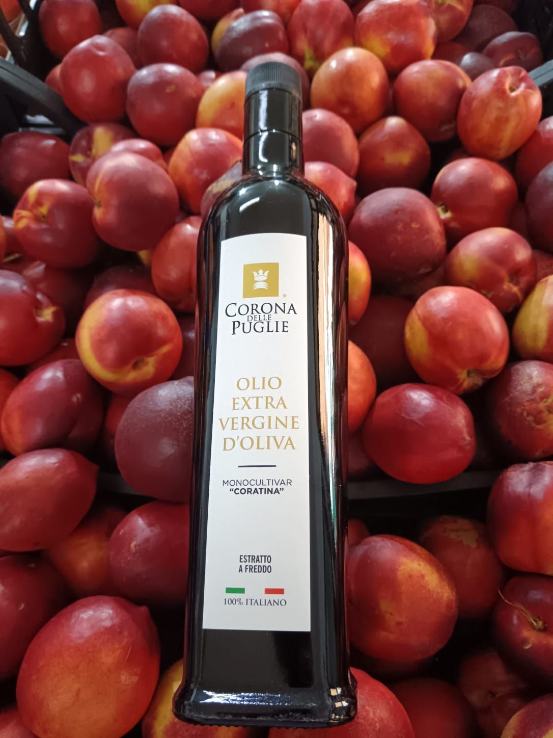 Olio Extravergine d'Oliva Monocultivar Coratina — Bottiglia 0,75 L (cartone da 6)